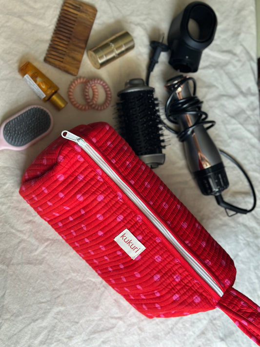 Red polka Dyson Bag