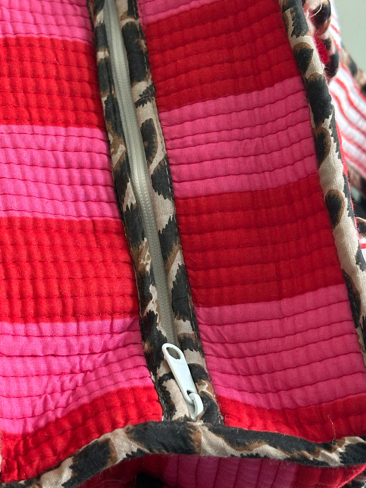 Leopard Stripes Mini Tote Bag