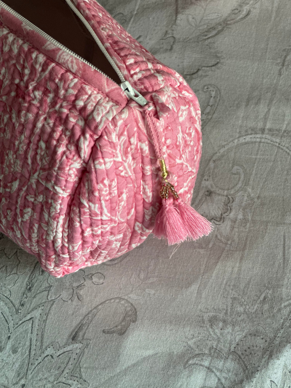 Pink Floral Small Pouch