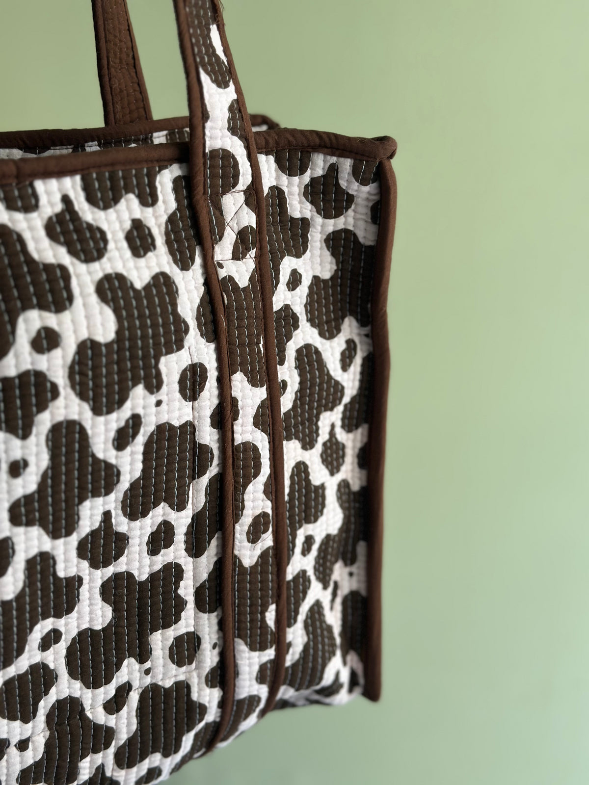 Cow print Large Tote bag