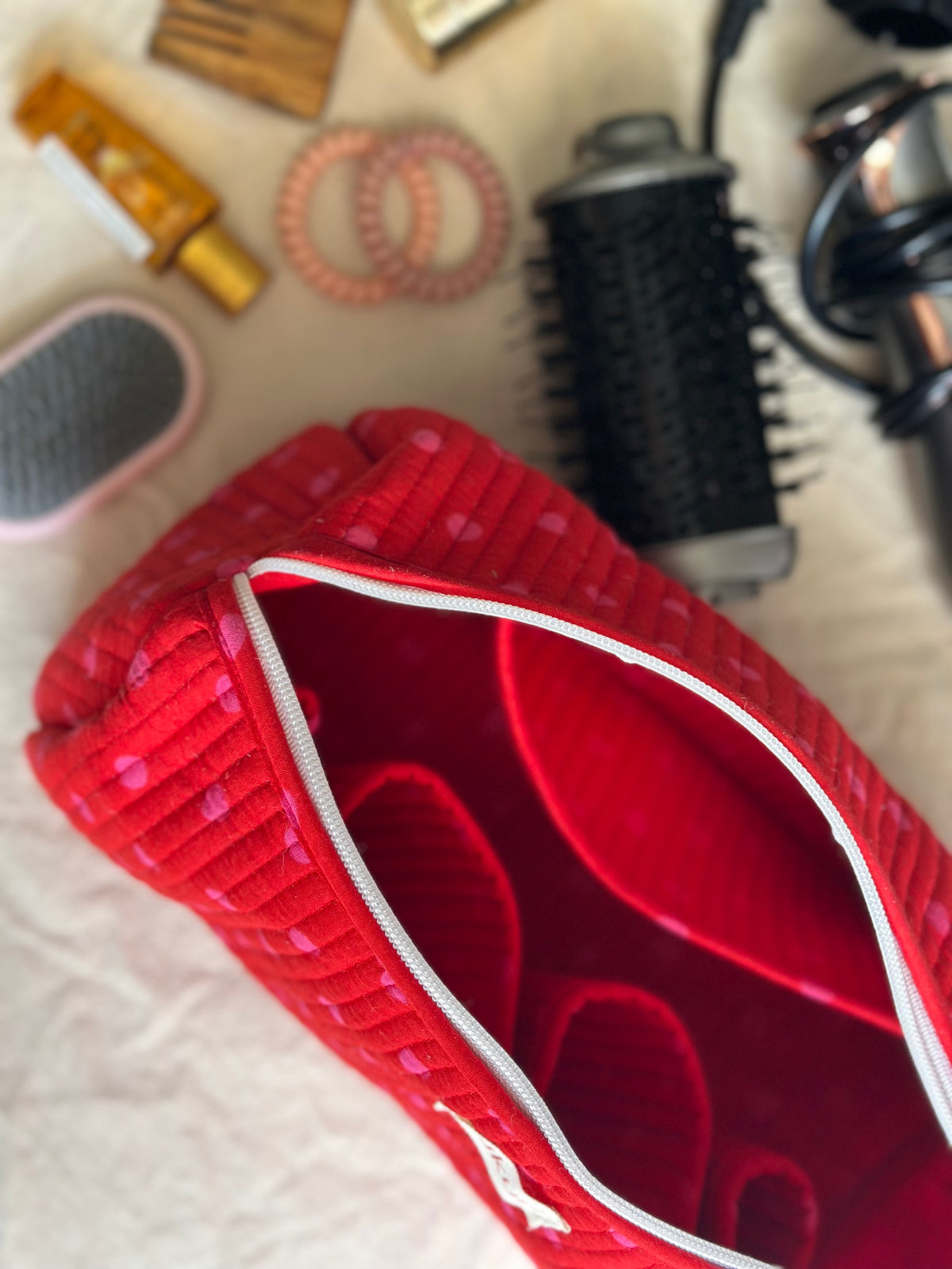 Red polka Dyson Bag