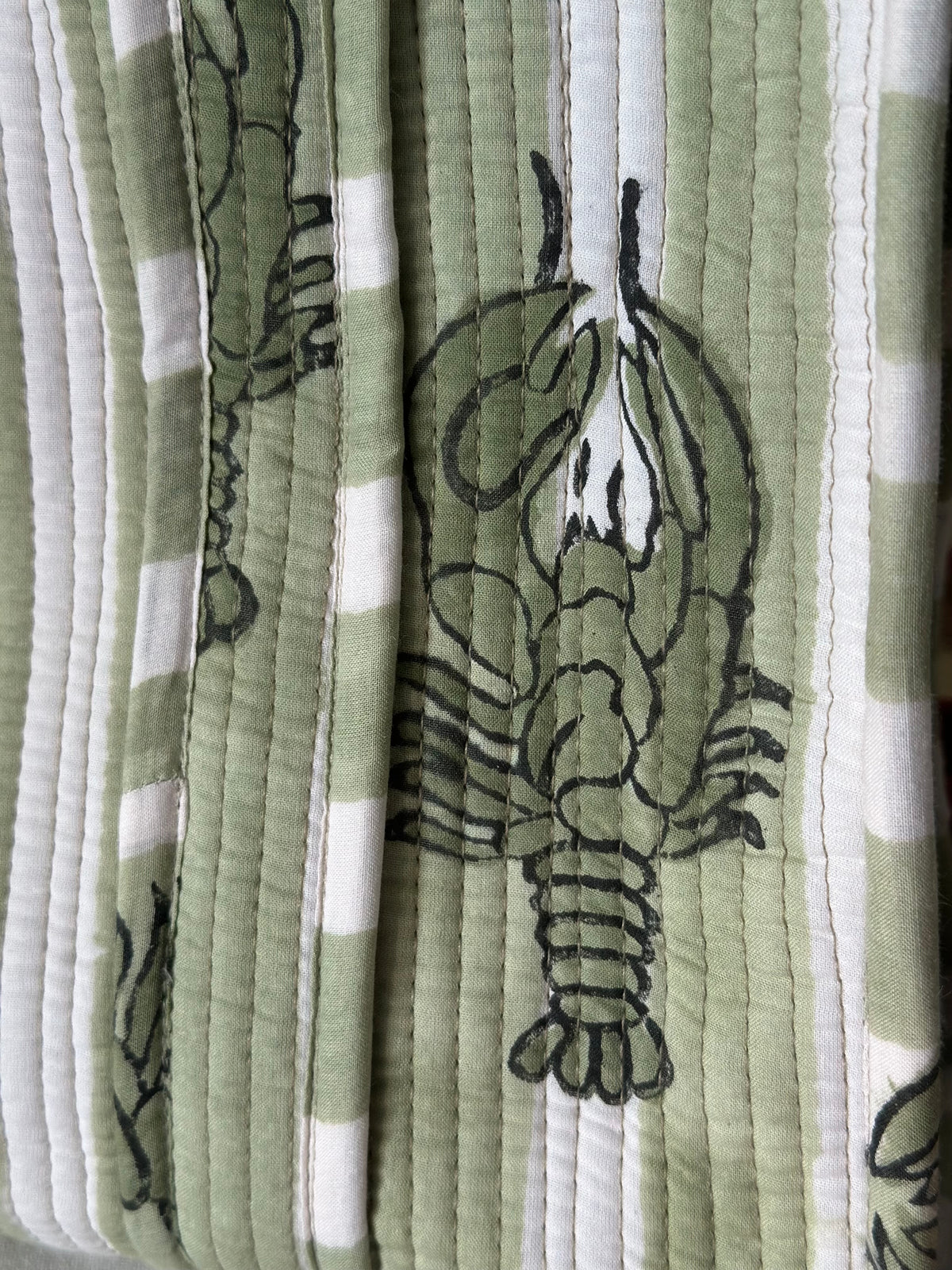 Sage Lobster Tote Bag