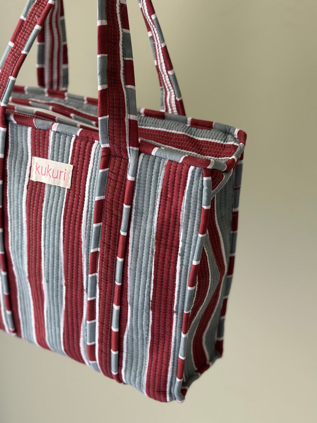 Stripes Large Tote Bag