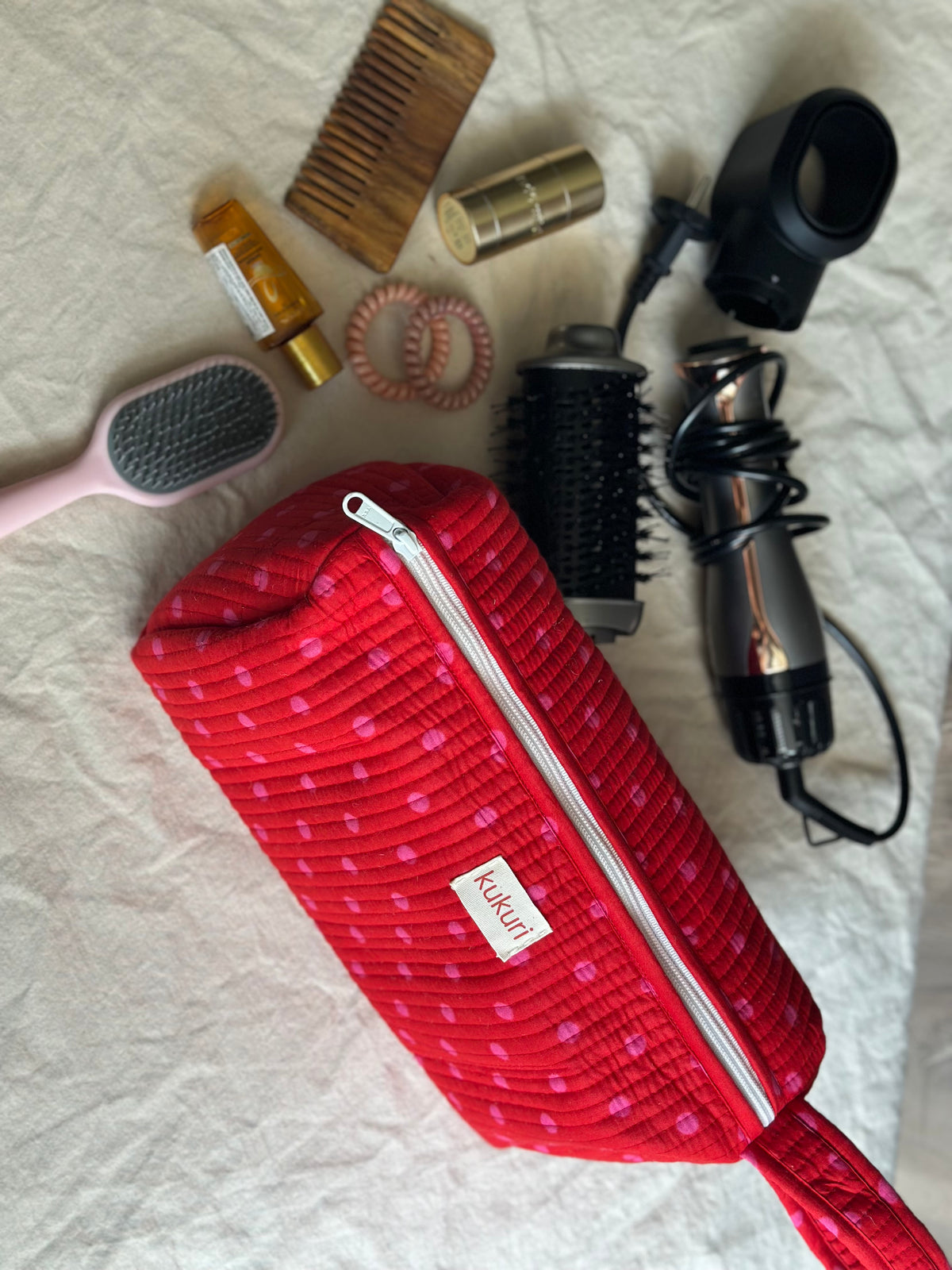 Red polka Dyson Bag