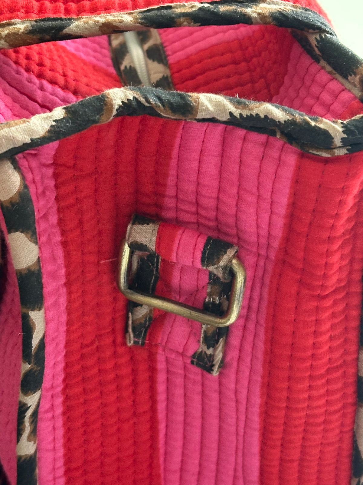 Leopard Stripes Mini Tote Bag