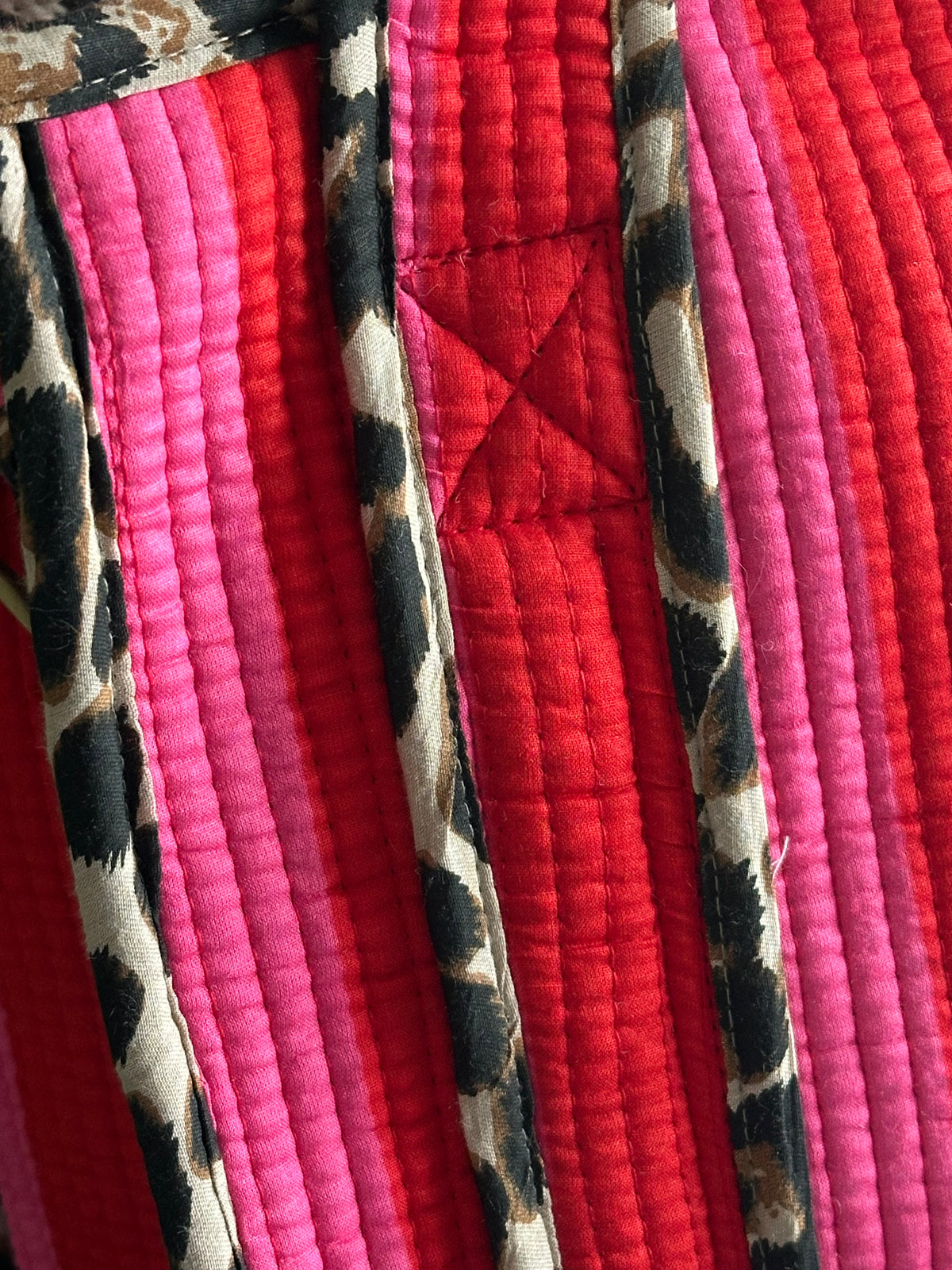 Leopard Stripes Mini Tote Bag