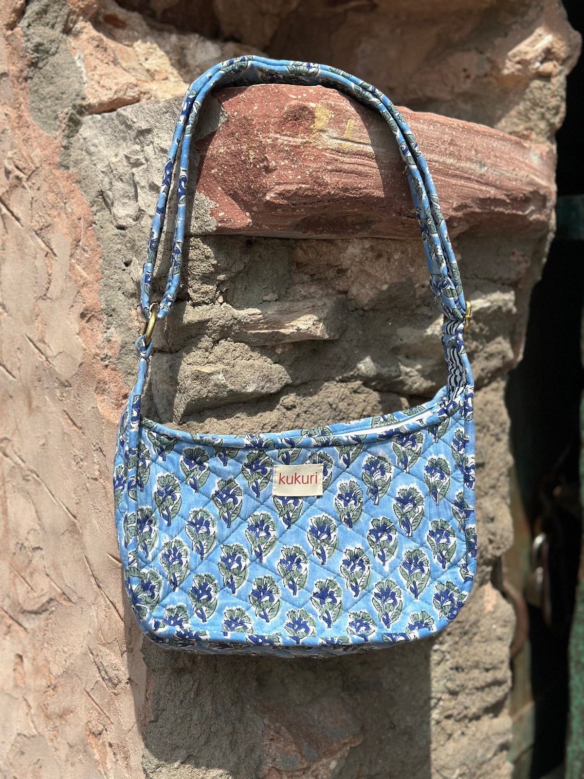 Blue Iris Handbag