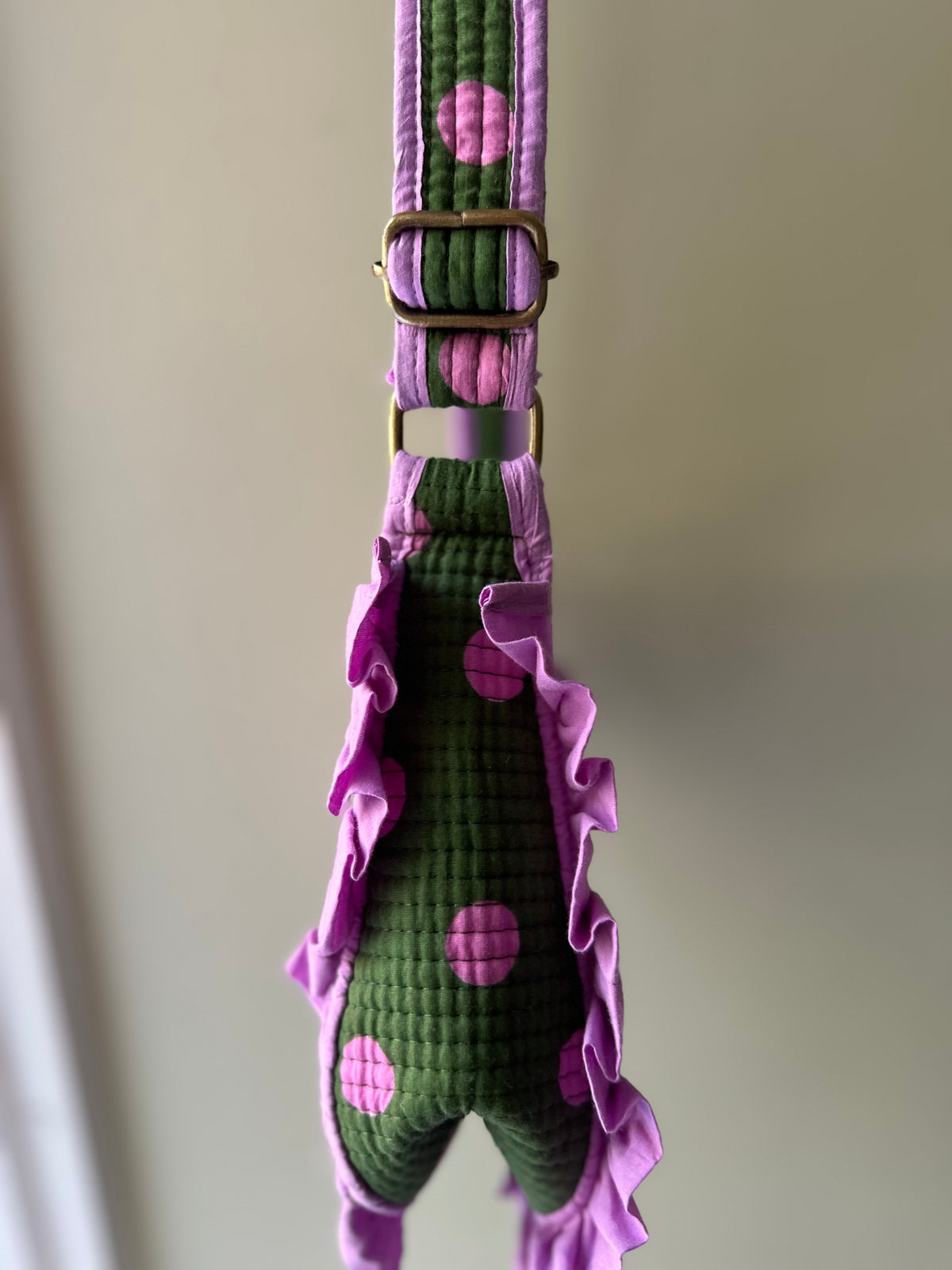 Ruffle Dottie Handbag