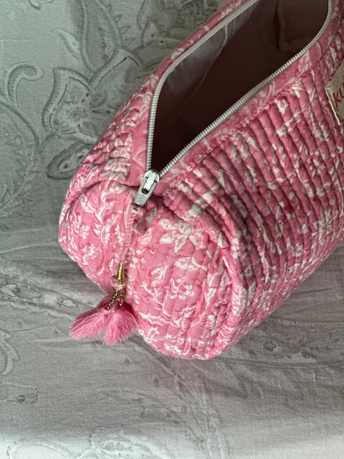 Pink Floral Small Pouch