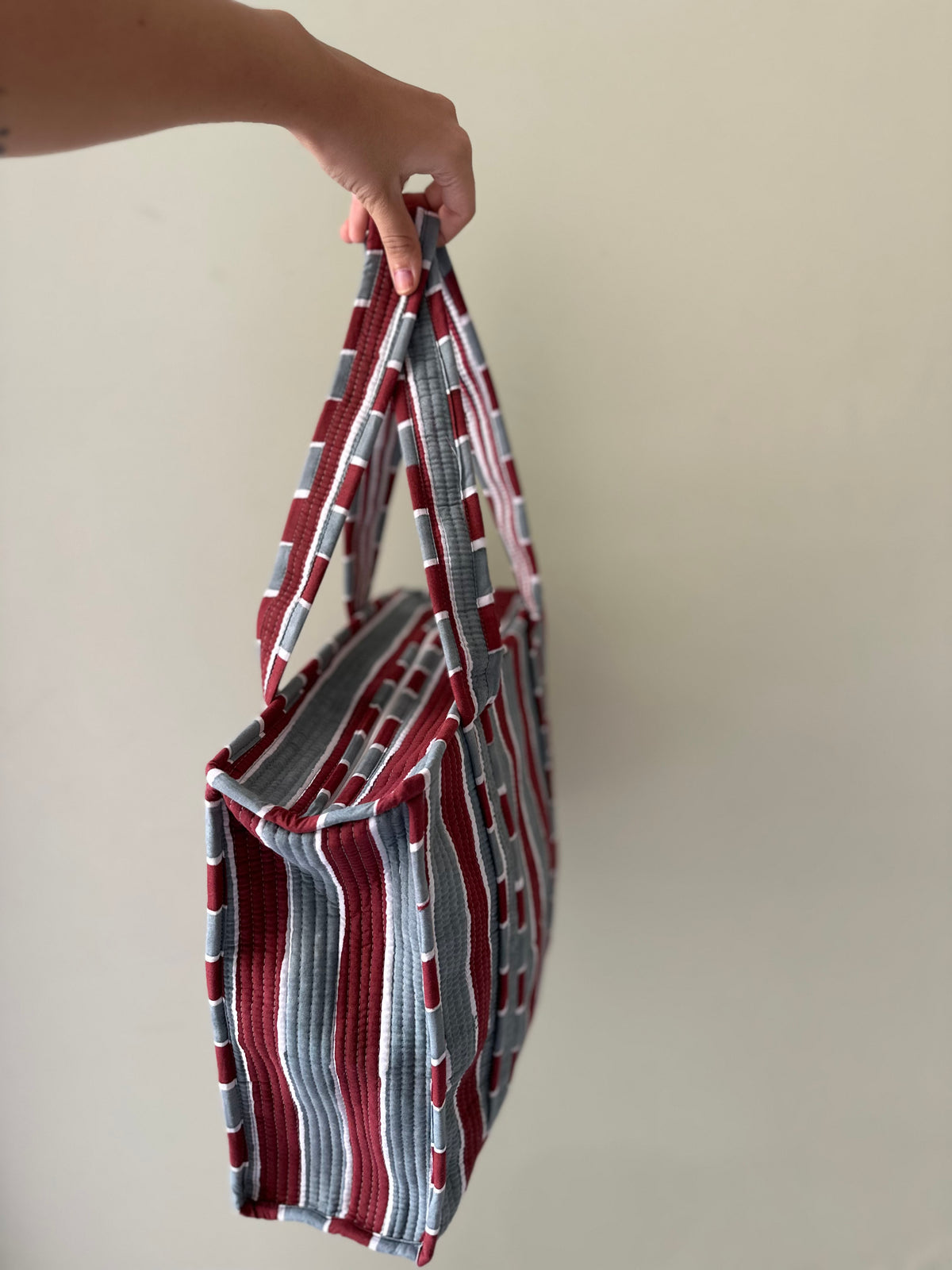 Stripes Large Tote Bag