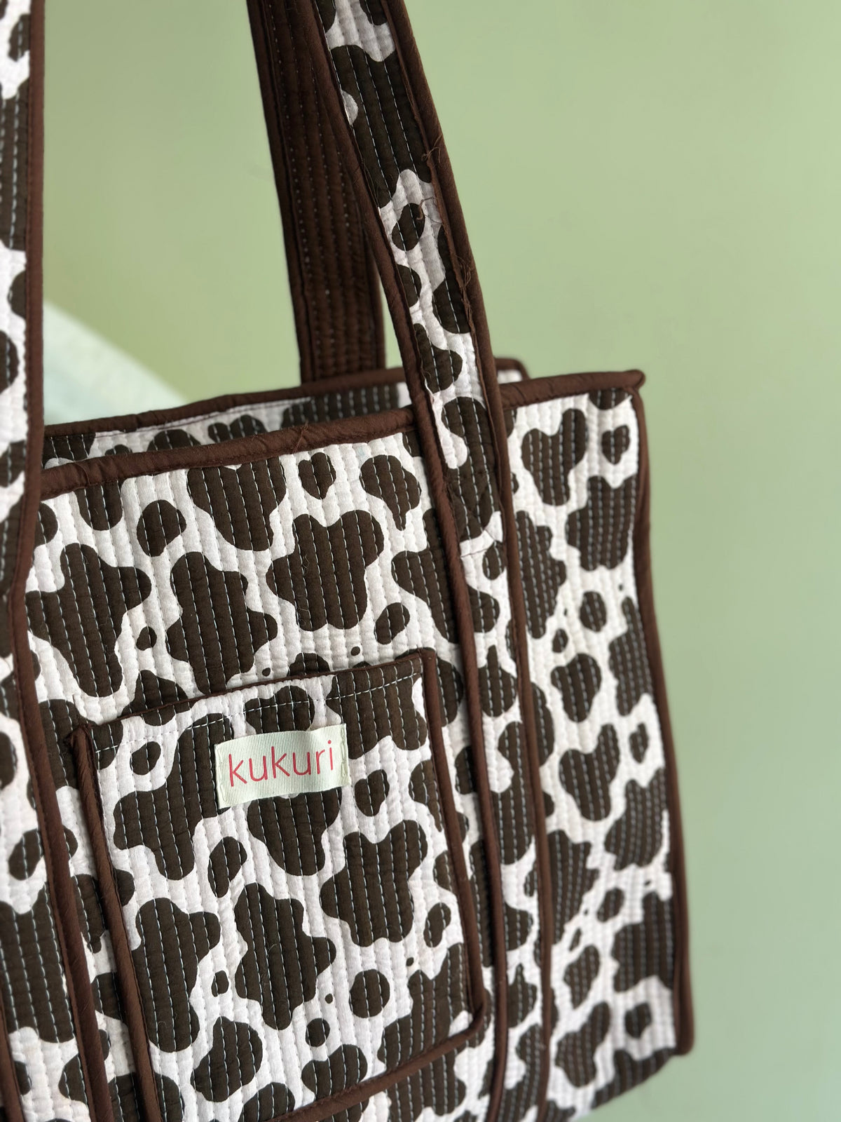 Cow print Large Tote bag
