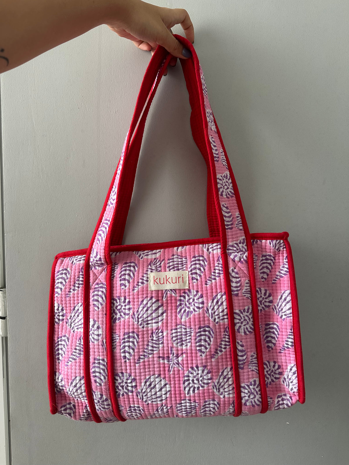 Shell Midi Tote Bag