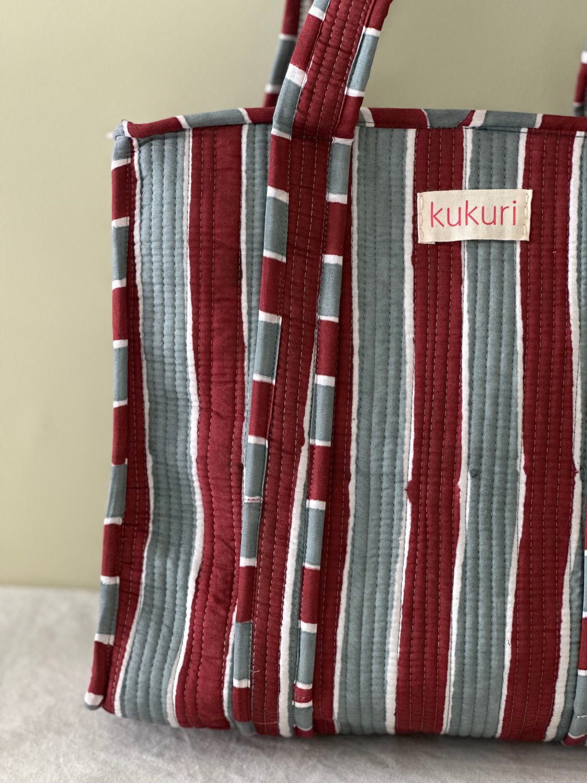 Stripes Large Tote Bag
