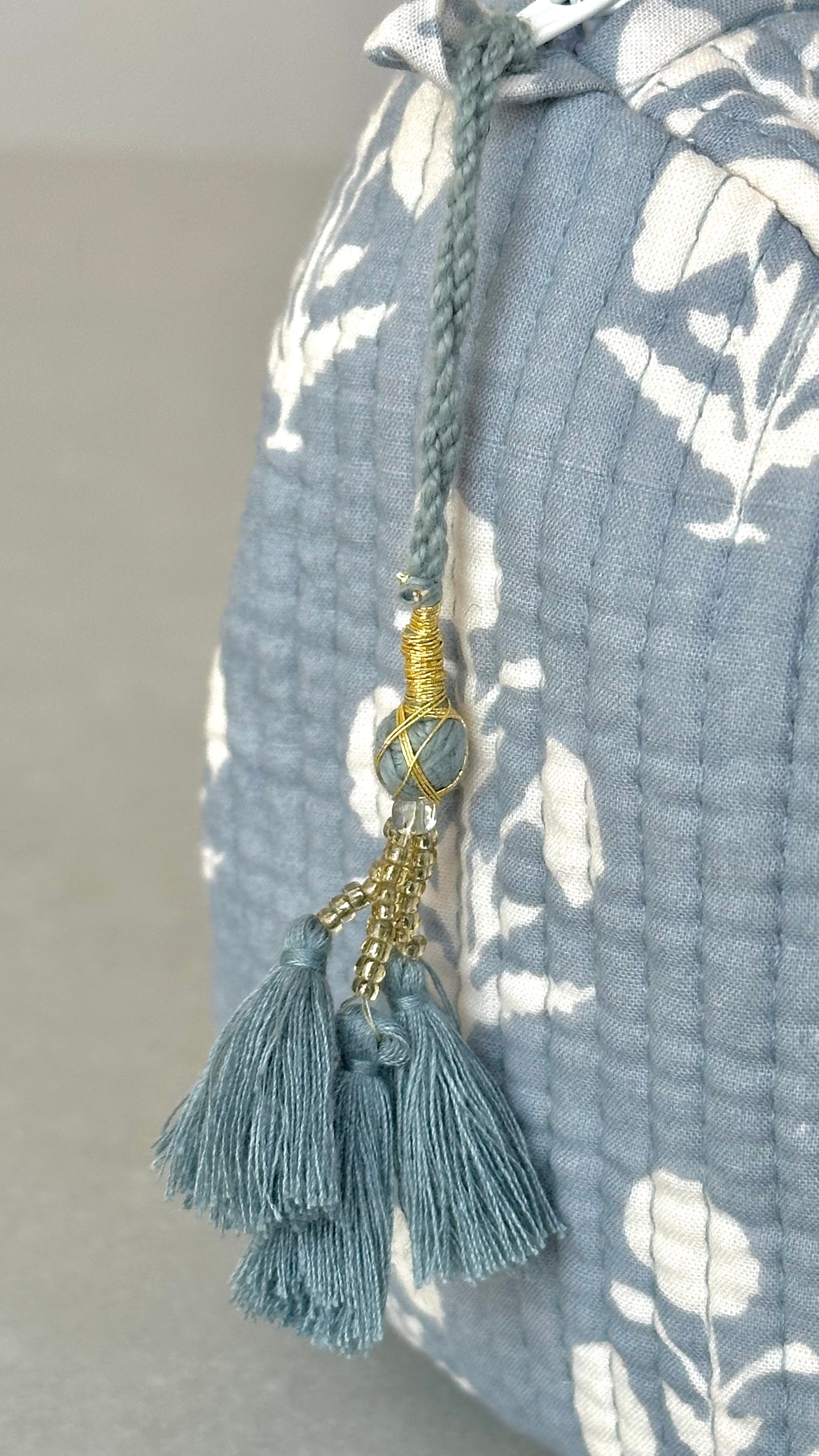 Dusty Blue Pouch (Set of 3)