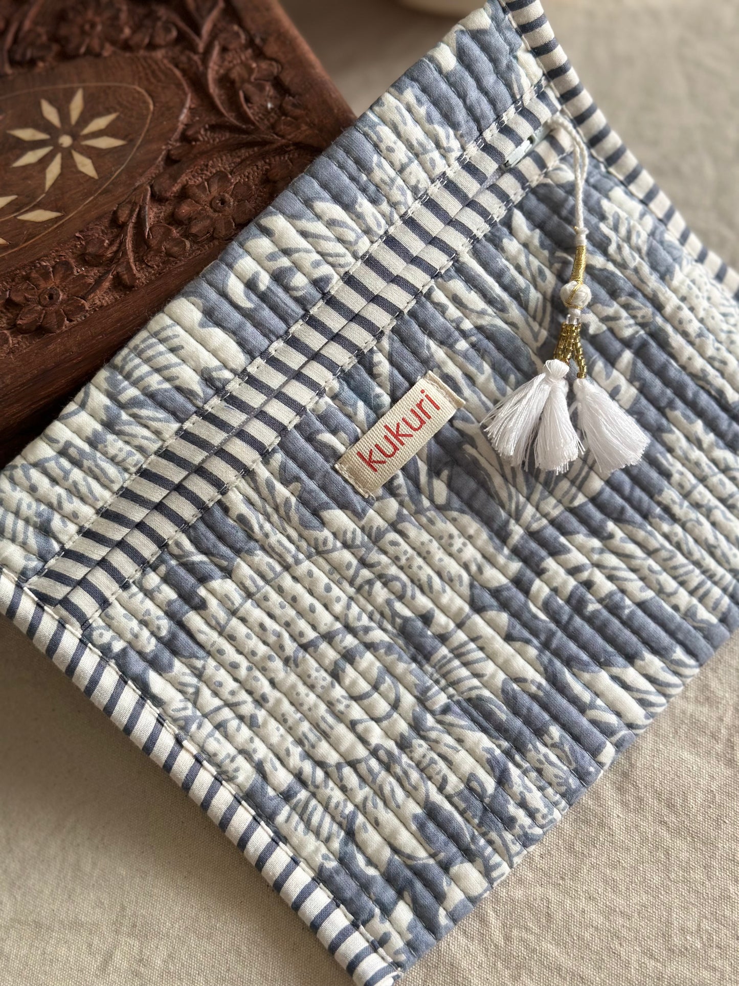 Dusty Blue Envelope Pouch