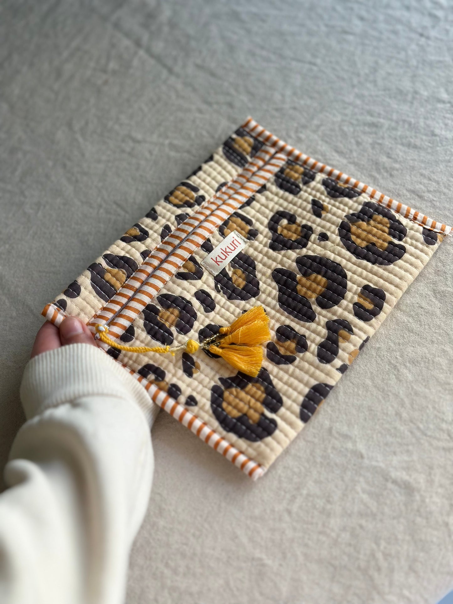 Leopard Print Envelope Pouch