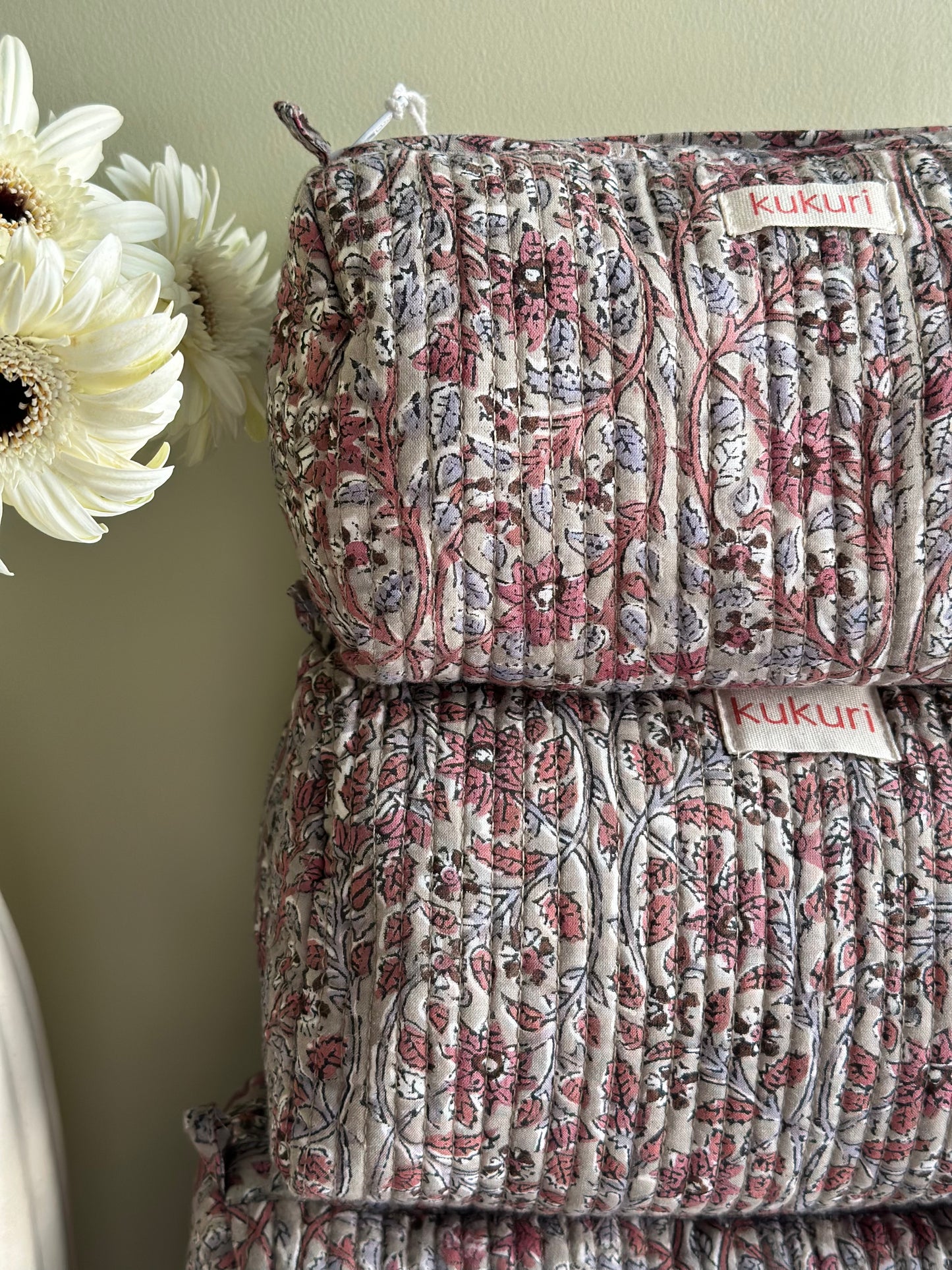 Heritage Floral Pouch (Set of 3)