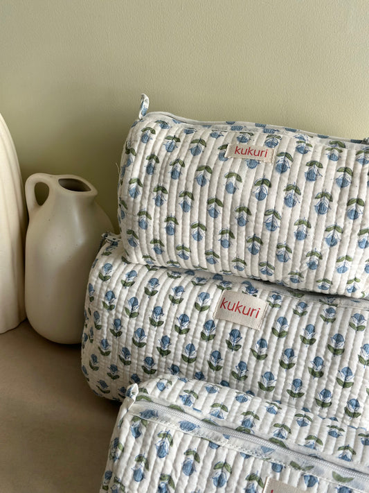Classic Boti Print Pouches (Set of 3)