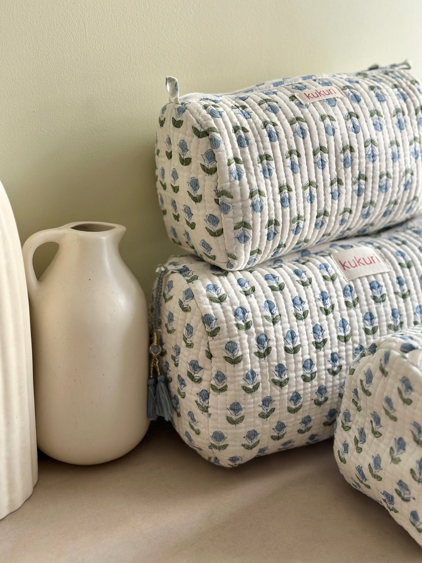 Classic Boti Print Pouches (Set of 3)