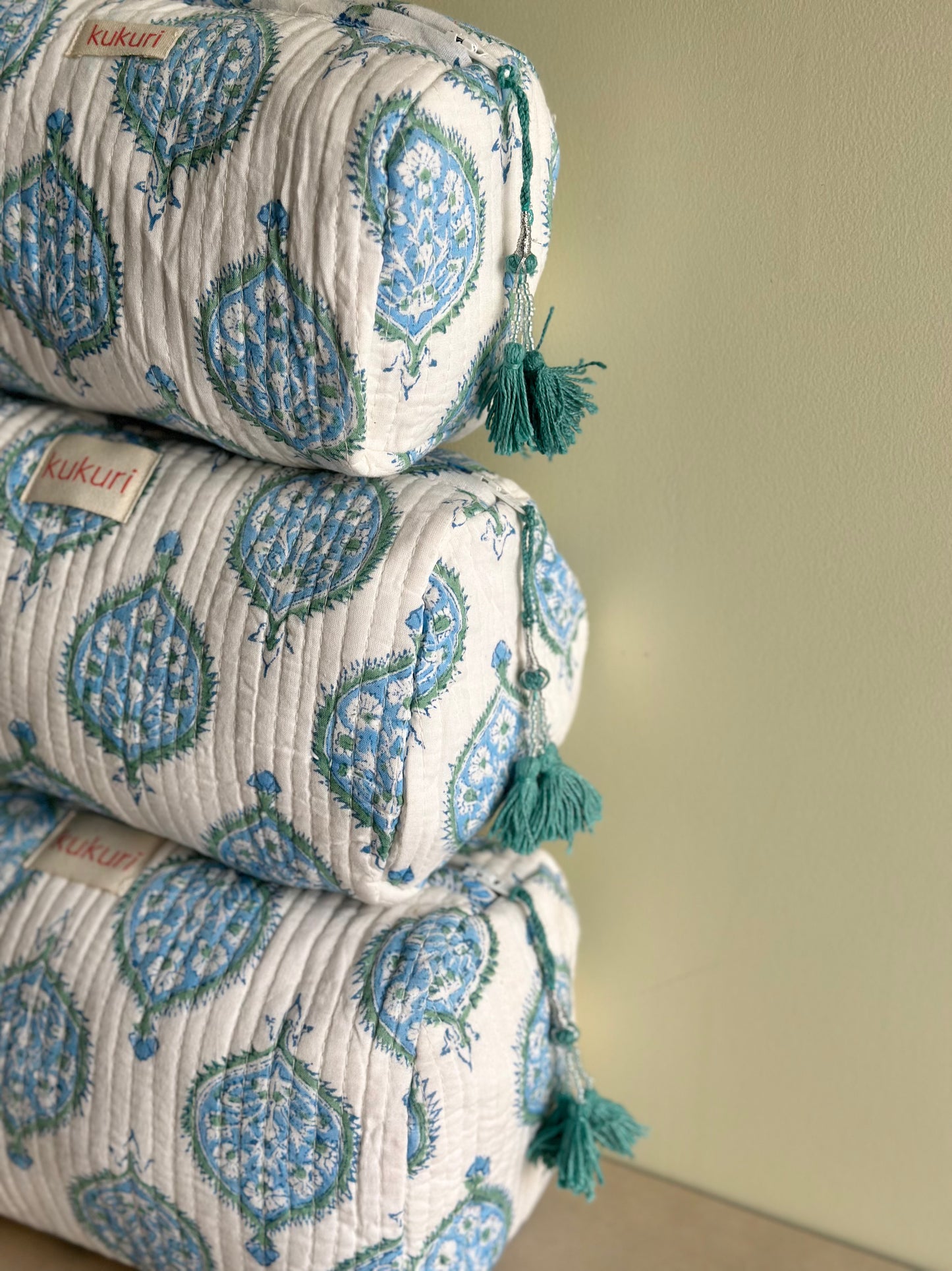 Heritage Buta Print Pouch (Set of 3)