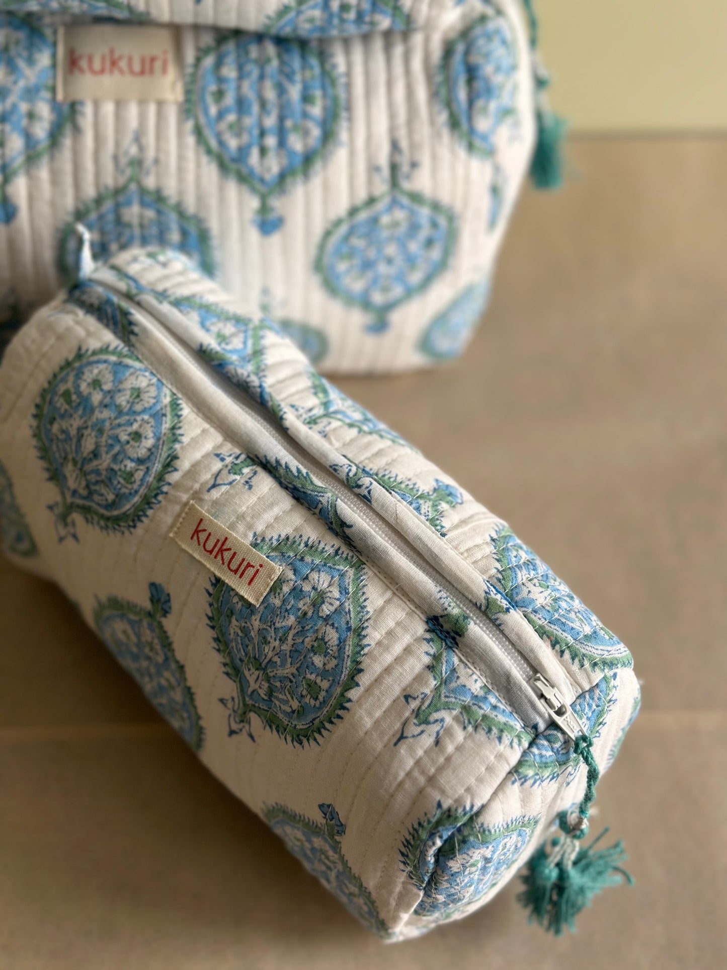 Heritage Buta Print Pouch (Set of 3)